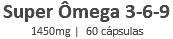 Super Ômega 3-6-9 1450mg | 60 cápsulas